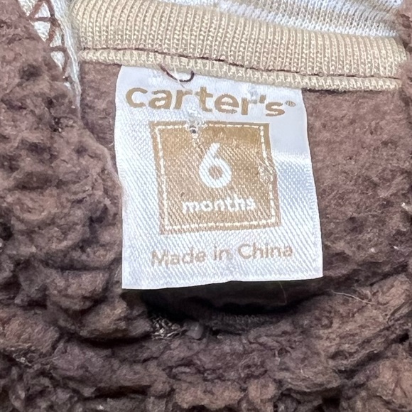 Carters Baby Bear Sherpa winter Onesie - Picture 3 of 3